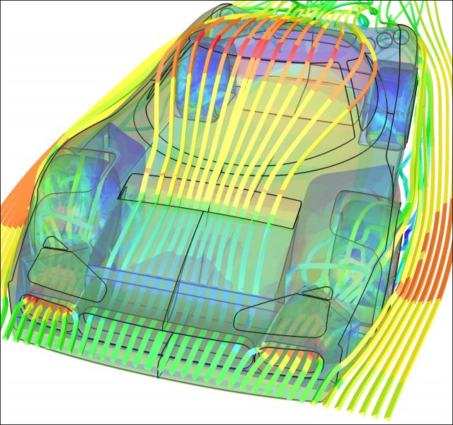 Parallel CFD Simulation of a Racecar