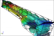 Racecar in a Wind Tunnel CFD Simulation