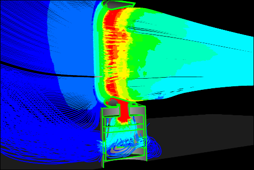 Idealized Dyson Air Multiplier CFD Simulation - Symmetry