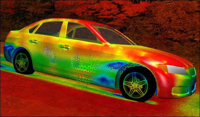 CFD Simulation of Air Speed Surface Contours