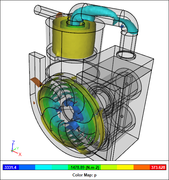 Dust Collector CFD Simulation