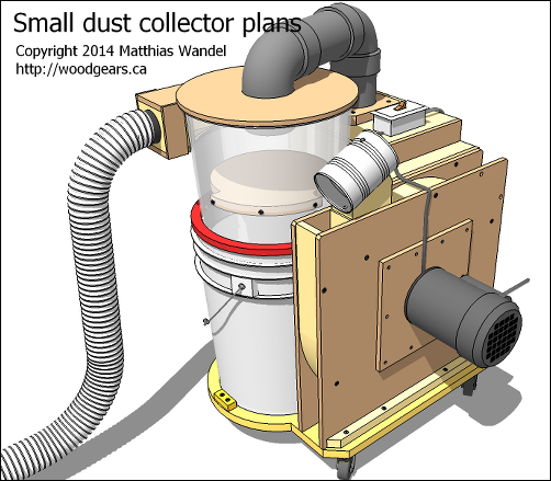 Small Dust Collector SketchUp Model