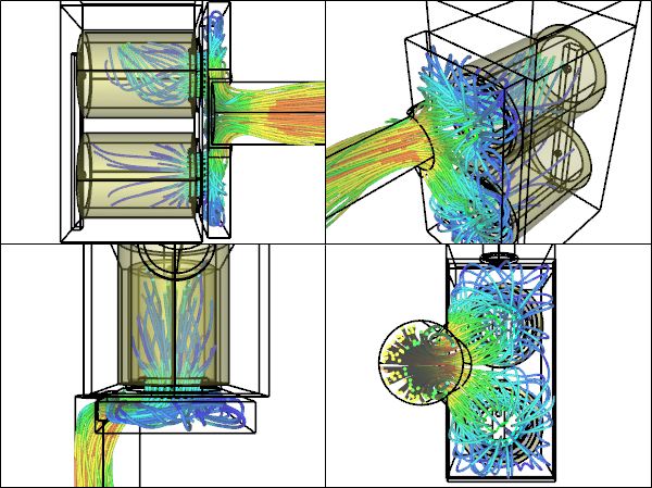 CFD Simulation of a Filter Assembly for a Dust Collector