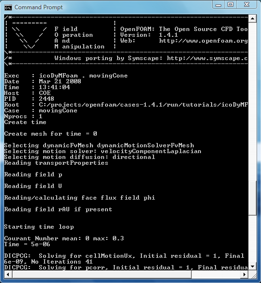 OpenFOAM on Windows