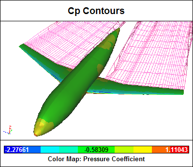 Surface Pressure Coefficient Contours