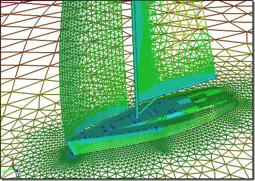 Yacht Surface Mesh