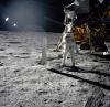 Buzz Aldrin and Apollo 11 Lunar Module