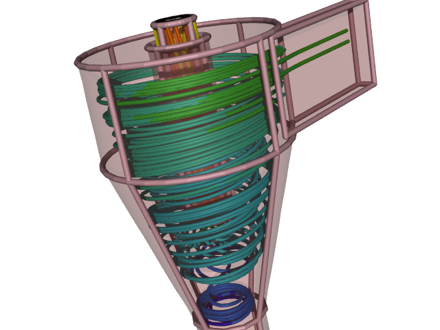 Cyclone Flow Simulation: Solving the RANS equations