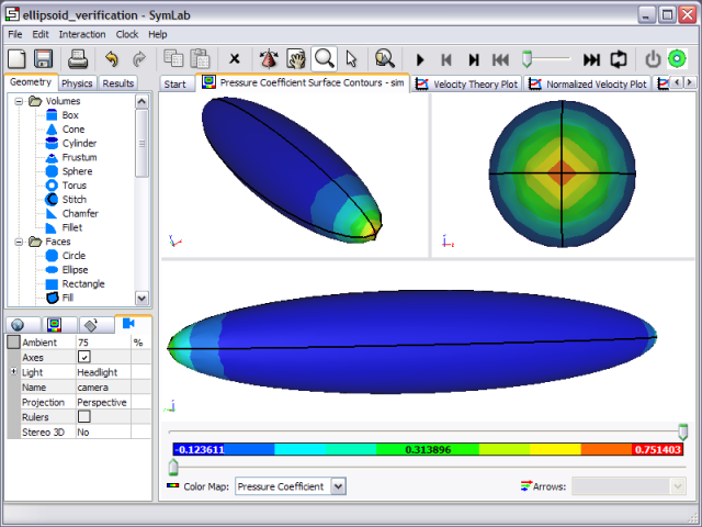 Ellipsoid Verification Screenshot