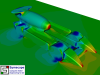 CO2 Jet Car Front View of Pressure