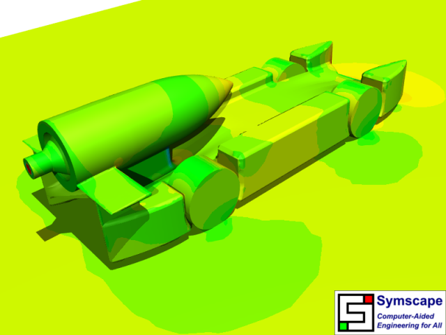 Cp F1 in Schools Design 2 Rear View