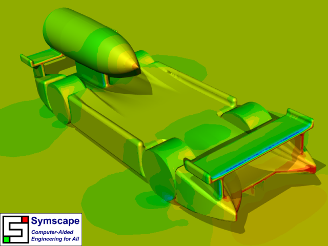 Cp F1 in Schools Design 1 Front View