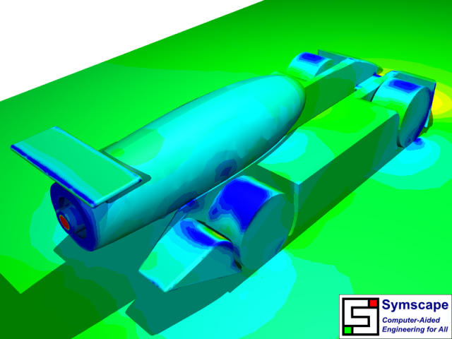 CO2 Jet Car v2 Rear View of Pressure