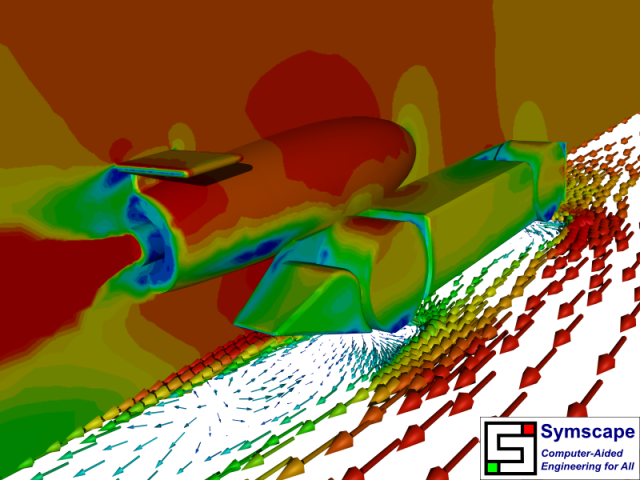 CO2 Jet Car v2 Rear View of Velocity