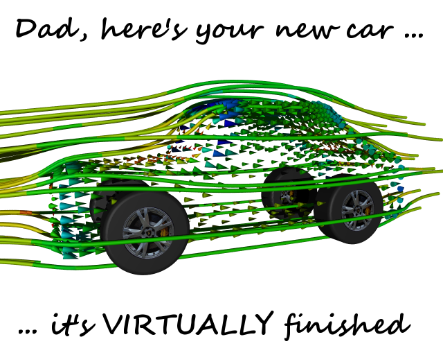 Virtual Car Illustration