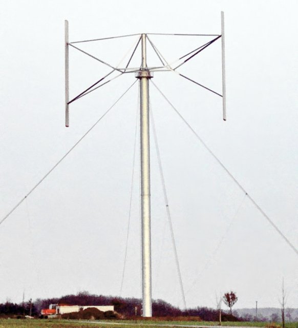 Giromill Vertical-Axis Wind Turbine