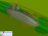 Horsfall Racing Electric Racer Front View of Streamlines