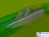 Horsfall Racing Electric Racer Rear View of Streamlines