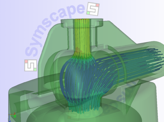 Internal Passage Fluid Flow