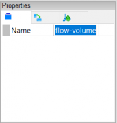 Flow Volume Name Property