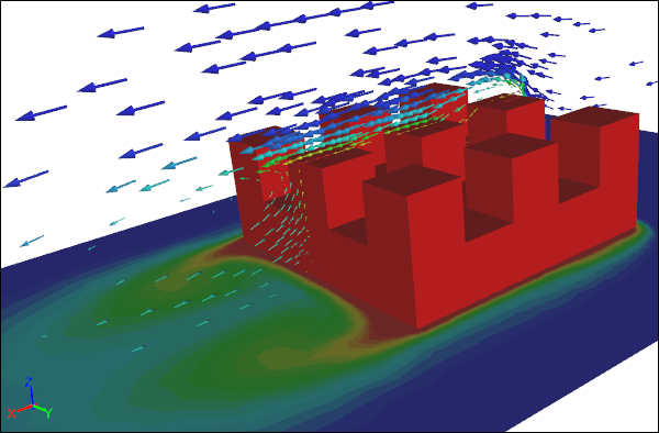 Conjugate Heat Transfer (CHT) Through and Around a Heat Sink