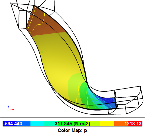 Compressor Passage CFD Simulation - Blade