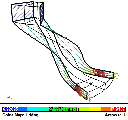 Compressor Passage CFD Simulation - Cyclic boundaries