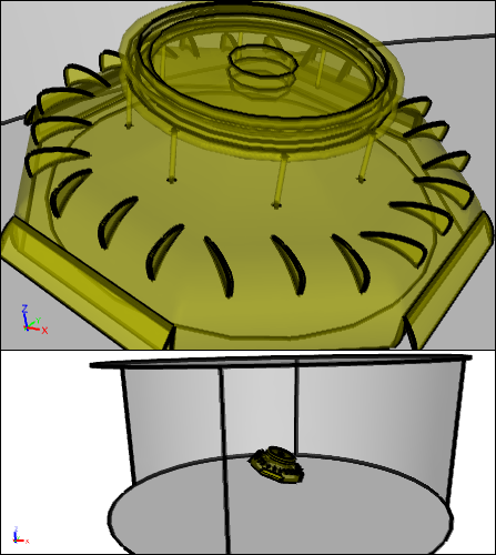 Hybrid CFD Flow Volume