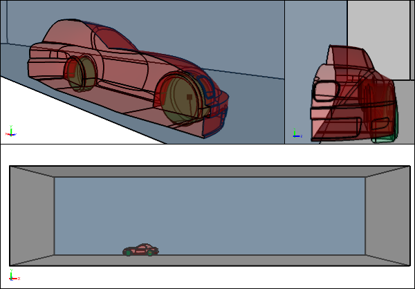 Symmetric Flow Volume for the External Aerodynamic CFD Analysis of a Car