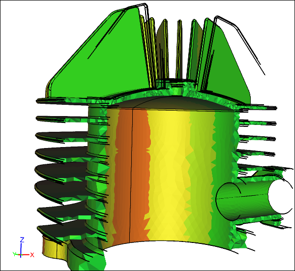 Cylinder Head Stress Model