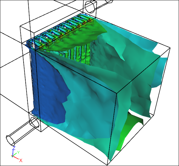 Iso-Surfaces of Air Temperature