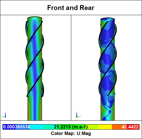 CFD Simulation of a Helical Strakes Chimney