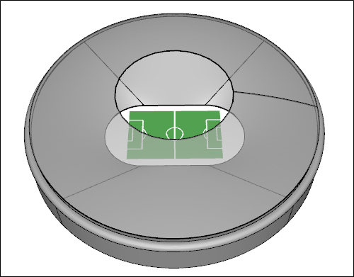 Idealized CFD Maracanã Stadium