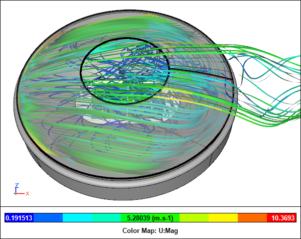 Caedium CFD Simulation of a Stadium