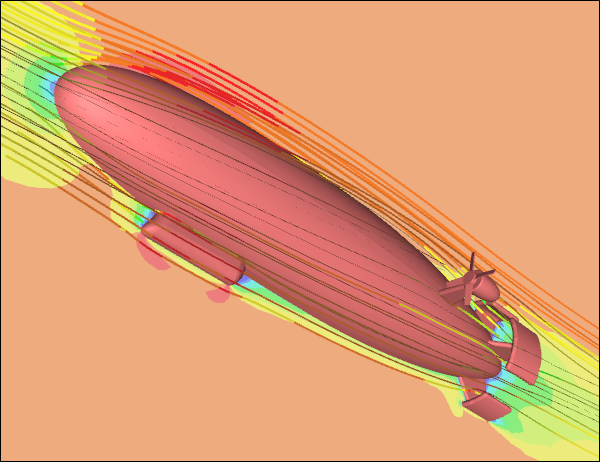 CFD Simulation of Flow Around an Airship