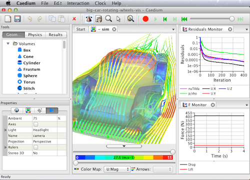 Caedium Running as a 64-bit Application Under OS X