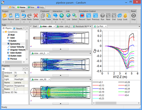 Parametric CFD Study of Pipe Diameter