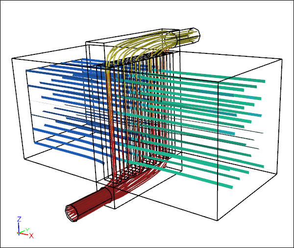 Conjugate Heat Transfer Through a Water-Air Radiator