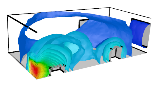 Radiation Field Created in Caedium