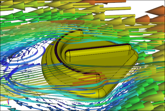 CFD Water Flow Simulation over a Parvancorina