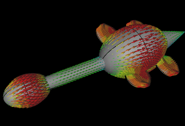 CFD Water Flow Simulation over an Idealized Plesiosaur