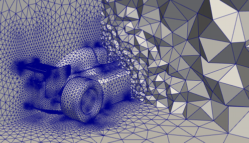 Tetrahedral Volume Mesh Slice