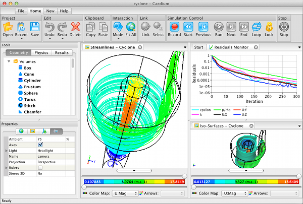 Caedium Ribbon GUI