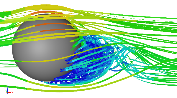 CFD Simulation of Flow Around a Rotating Ball