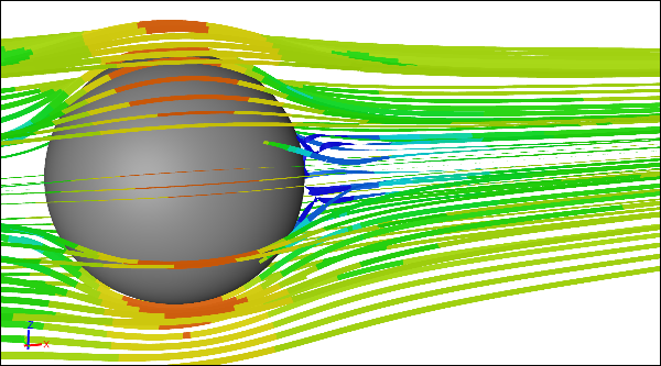 CFD Simulation of Flow Around a Sphere