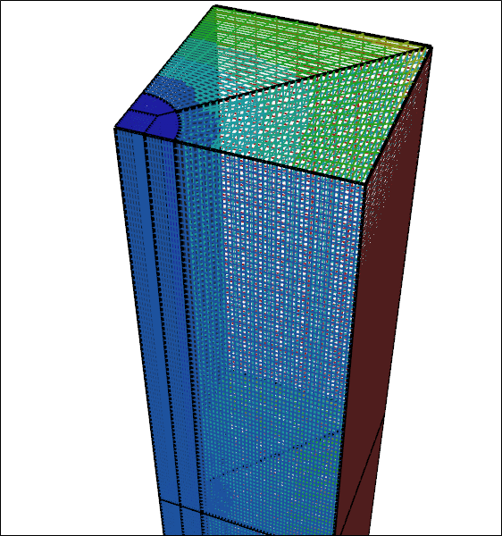 Multi-Block Flow Domain Mesh