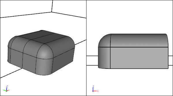 Half Model Geometry