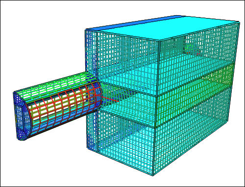 Multi-Block Hexahedra Mesh