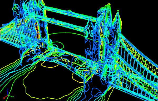 Tower Bridge Caedium CFD Simulation