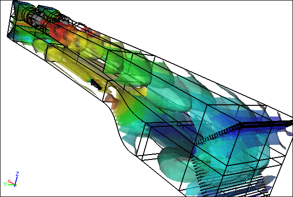 CFD Simulation of a Racecar in a Wind Tunnel